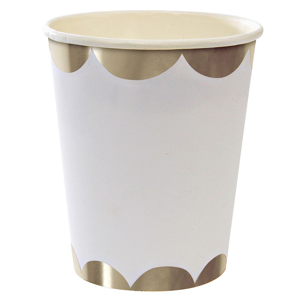 Meri Meri - Toot Sweet Party Cup - 9 oz - Silver