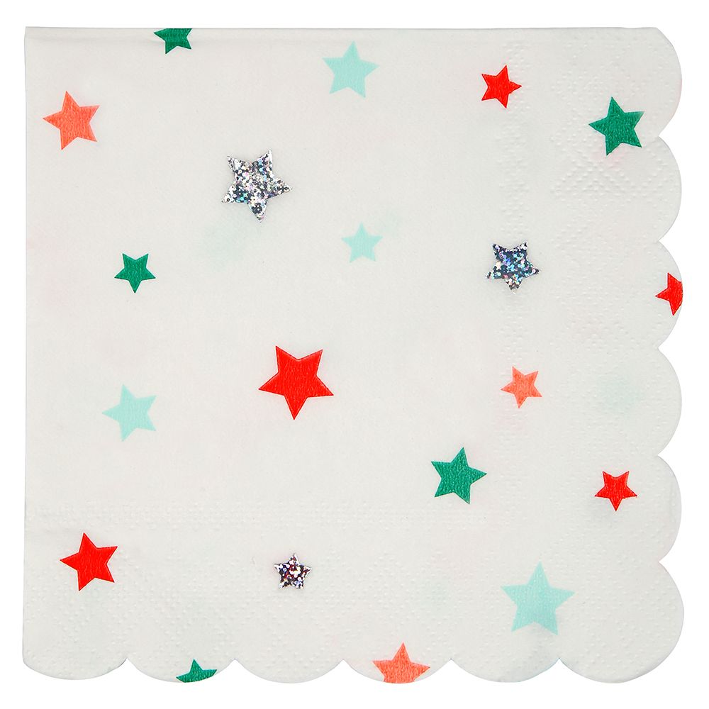 ميري ميري - مناديل الطعام الصغيرة للحفلة - النجوم