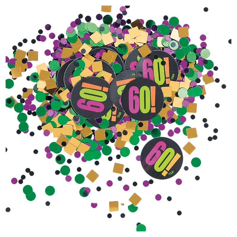 Unique - 60th Birthday Cheer Confetti
