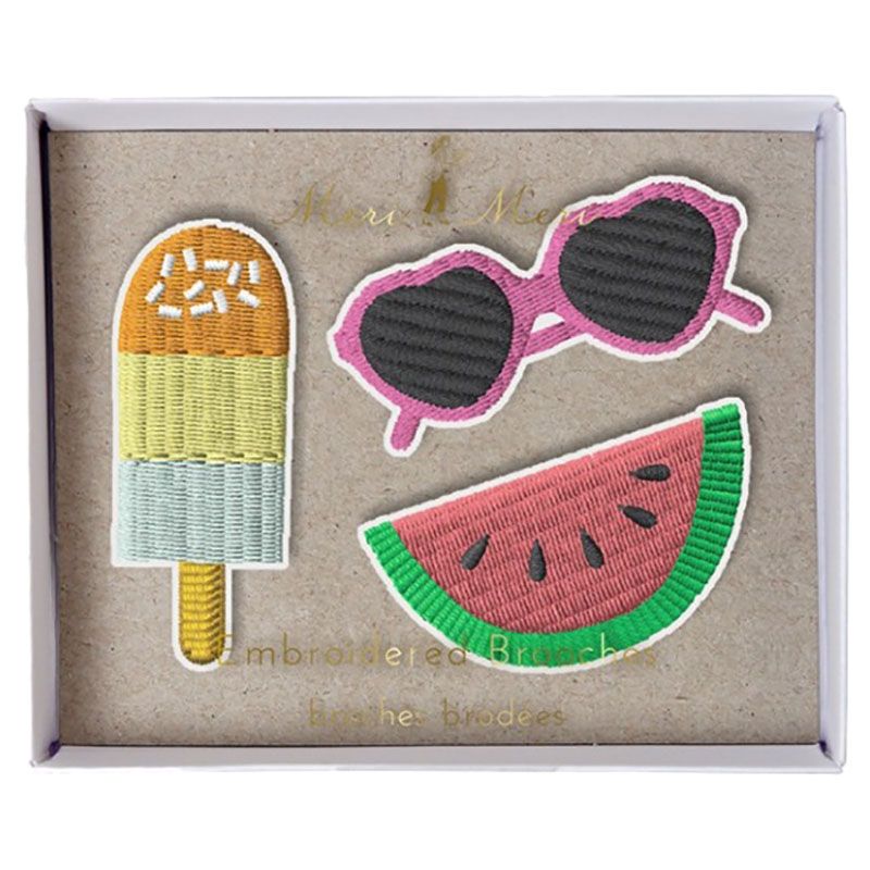 Meri Meri - Summertime Brooches 3pcs