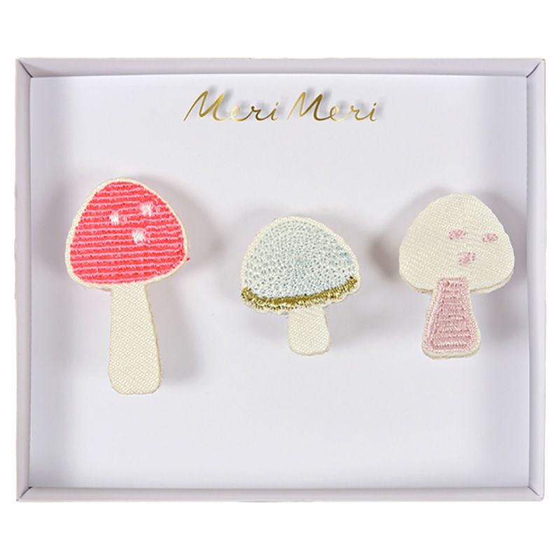 Meri Meri - Mushroom Brooches 3pcs