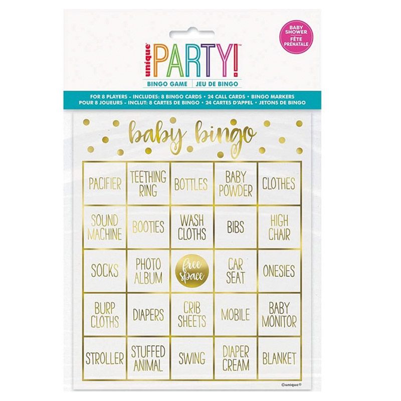 يونيك - لعبة بينغو لحفل استقبال الرضيع