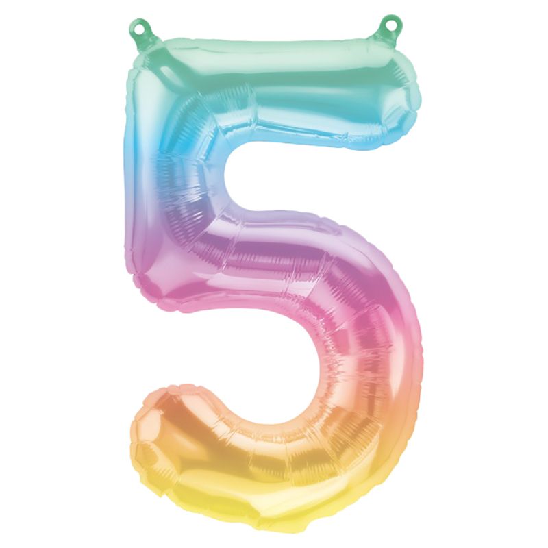 North Star Brands - 16" Ombre Number 5 Balloon