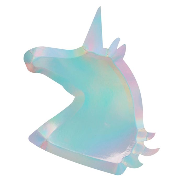 Ginger Ray - Unicorn Shaped Plates