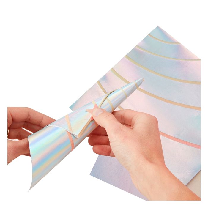Ginger Ray - Iridescent Foiled Unicorn Napkins