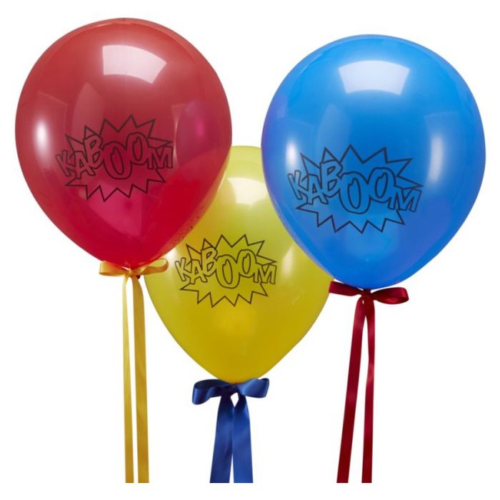 Ginger Ray - Comic Superhero - Balloons