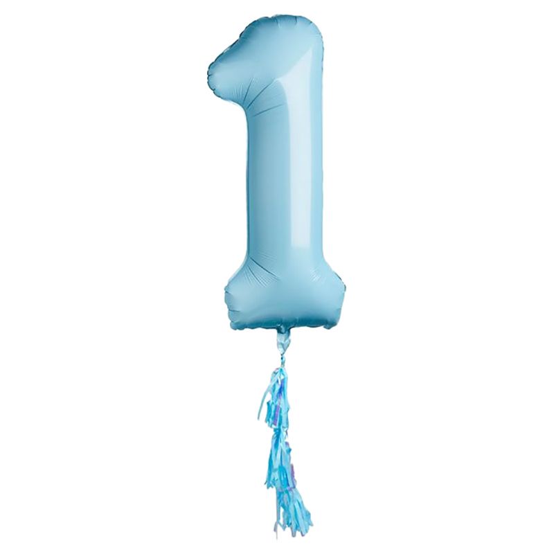 Club Green - Blue 1st Birthday Balloon - 40"