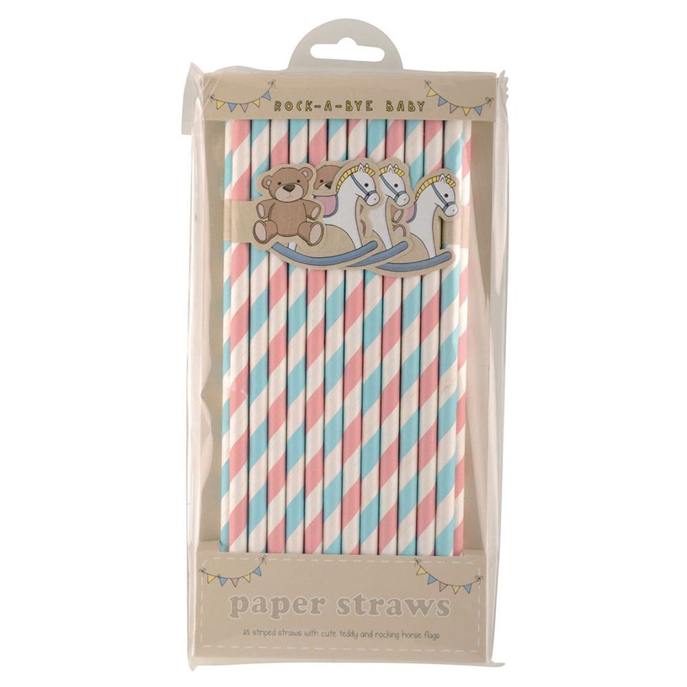 Ginger Ray - Rock-a-bye Baby Paper Straws