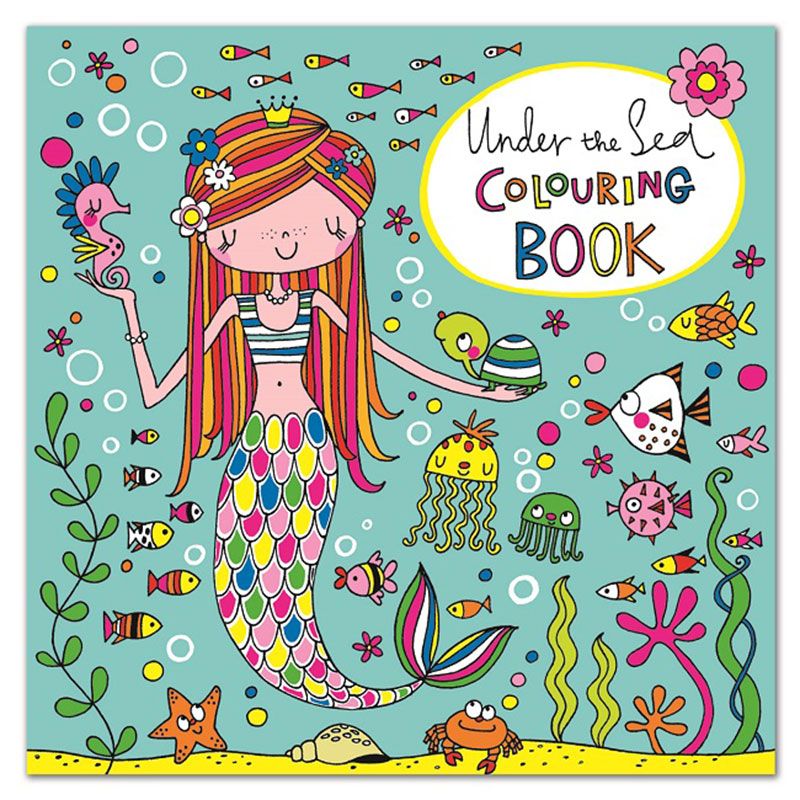 دفتر التلوين للأطفال Under the Sea من ماركة راشيل إيلين ديزاينز
