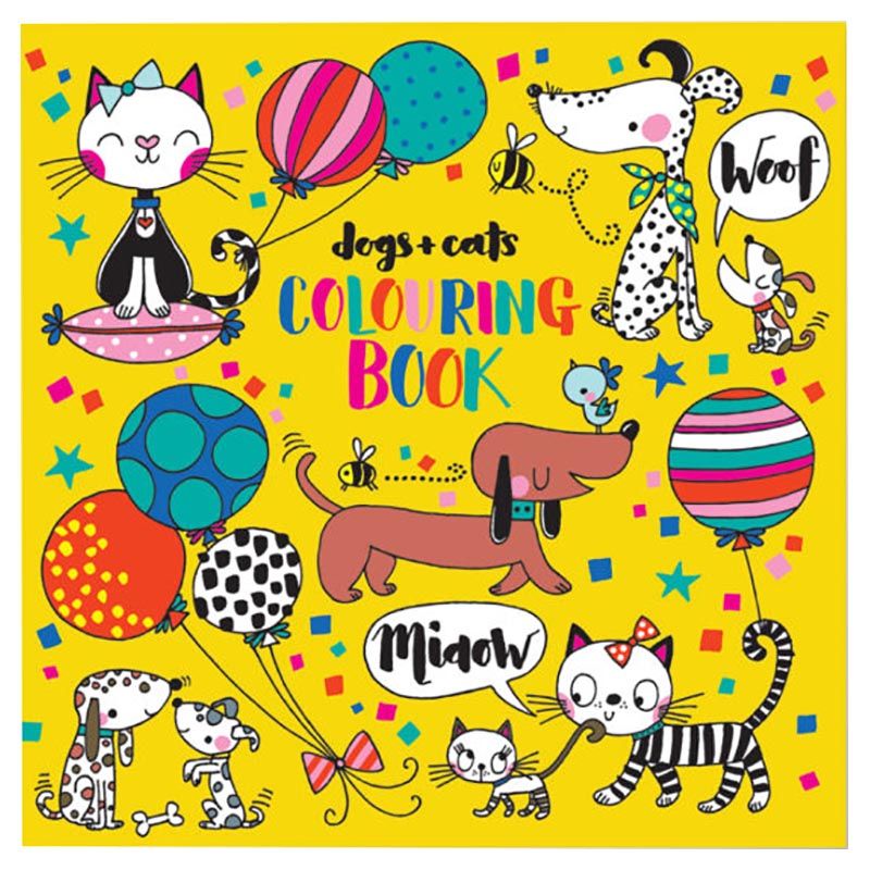 Rachel Ellen Designs - Dogs & Cats Colouring Book