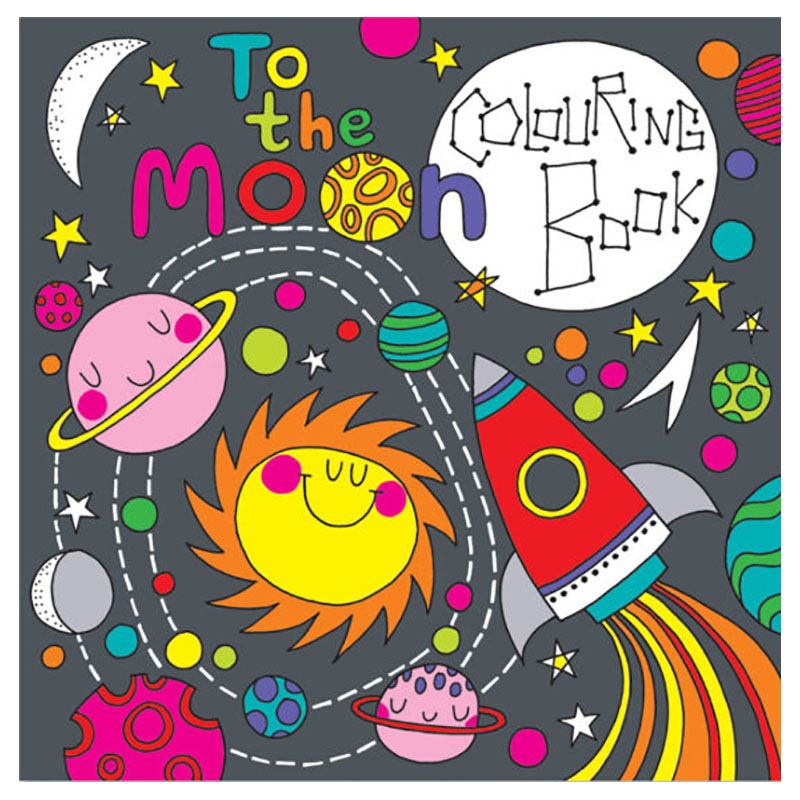 راشيل إيلين ديزاينز - دفتر تلوين To The Moon - الفضاء