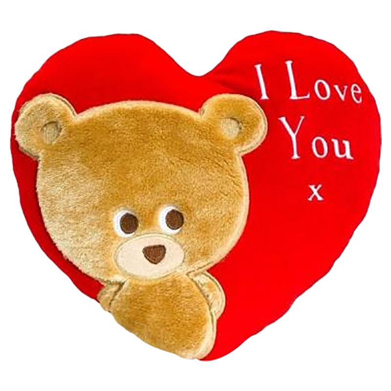 Keel Toys - Pipp The Bear Heart Cushion - 30cm