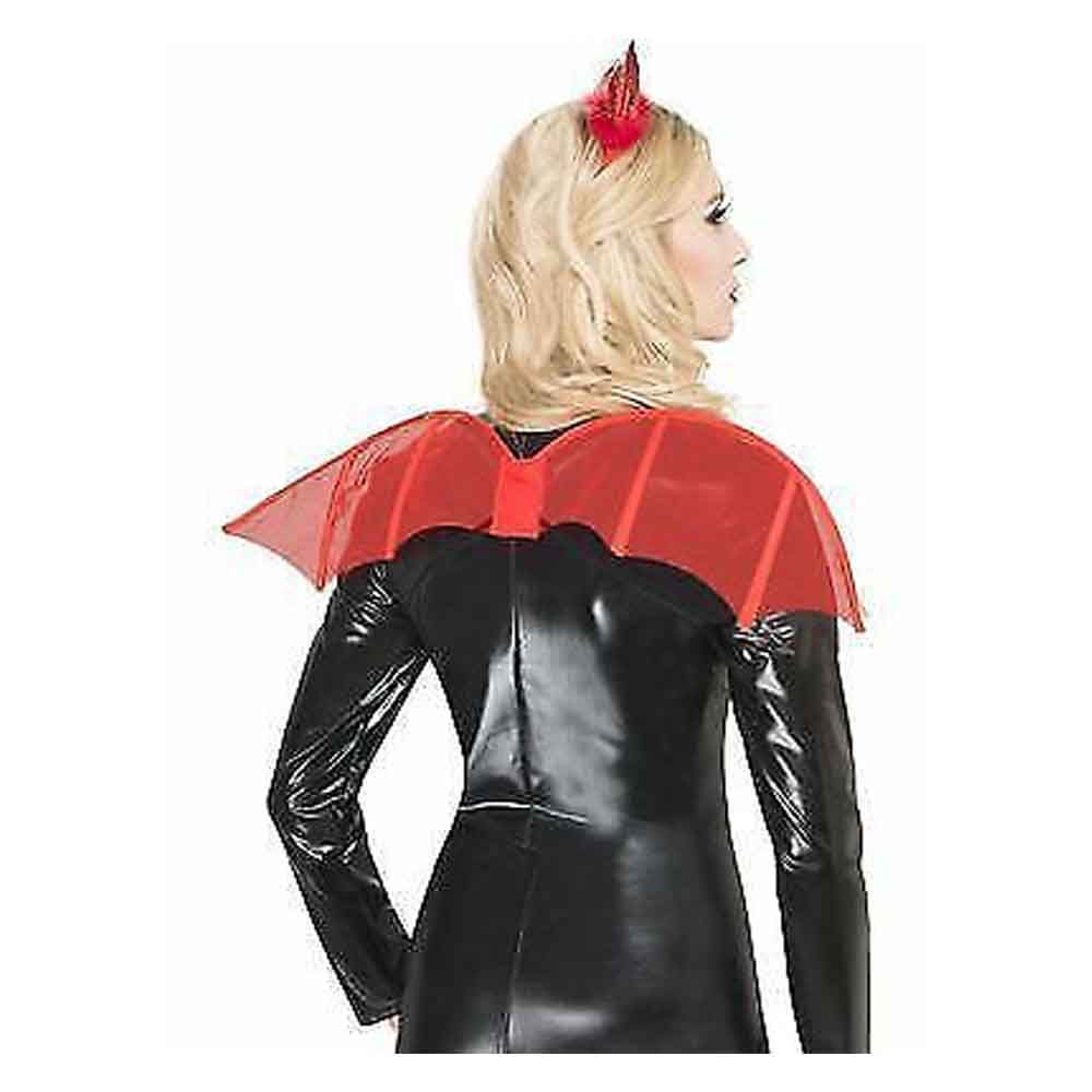 Smiffys - Mini Devil Women's Wing - Red