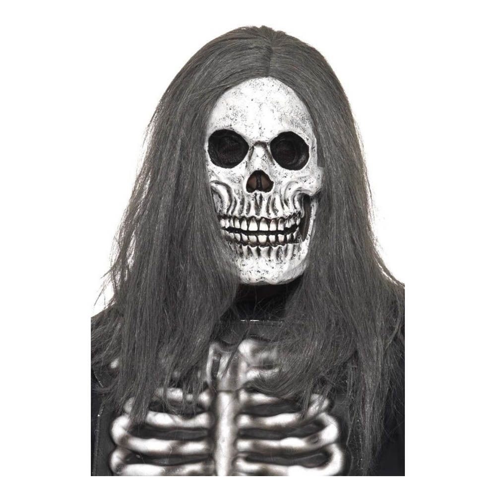 Smiffys - Sinister Skeleton Mask - Grey
