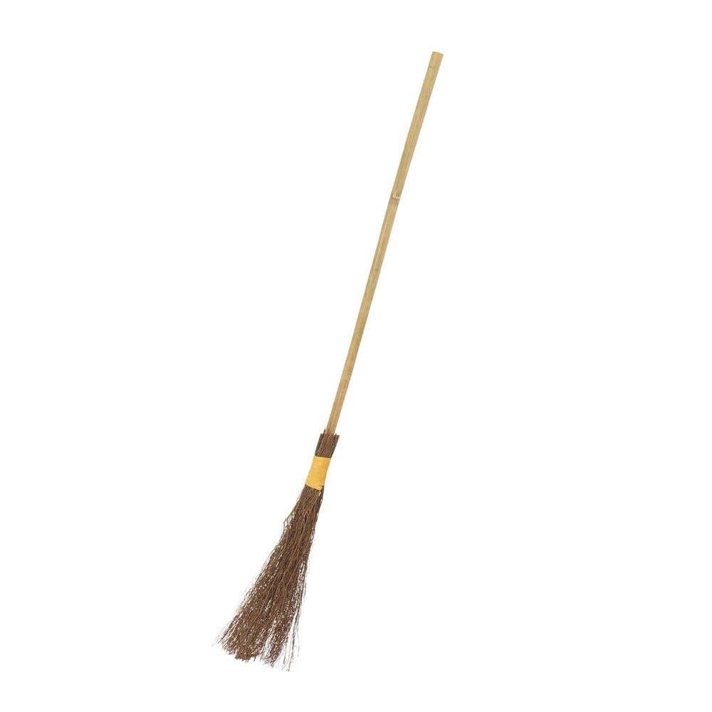 Smiffys - Authentic Witch Broom 101 cm - Brown