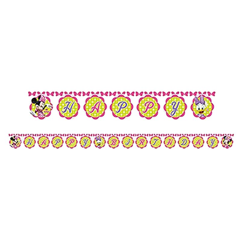 Procos - Minnie Bowtie Happy Birthday Die Cut Banner