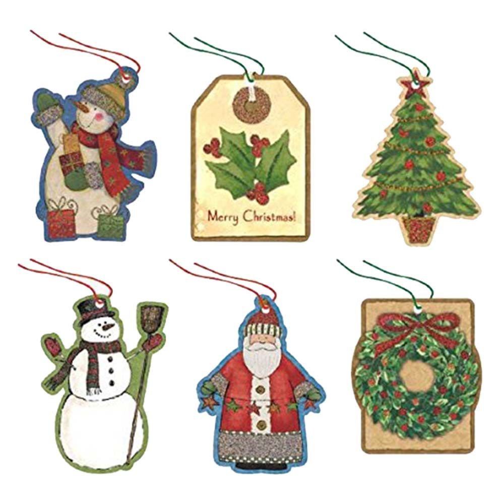 Kraft Tape On Paper Tags 36pcs