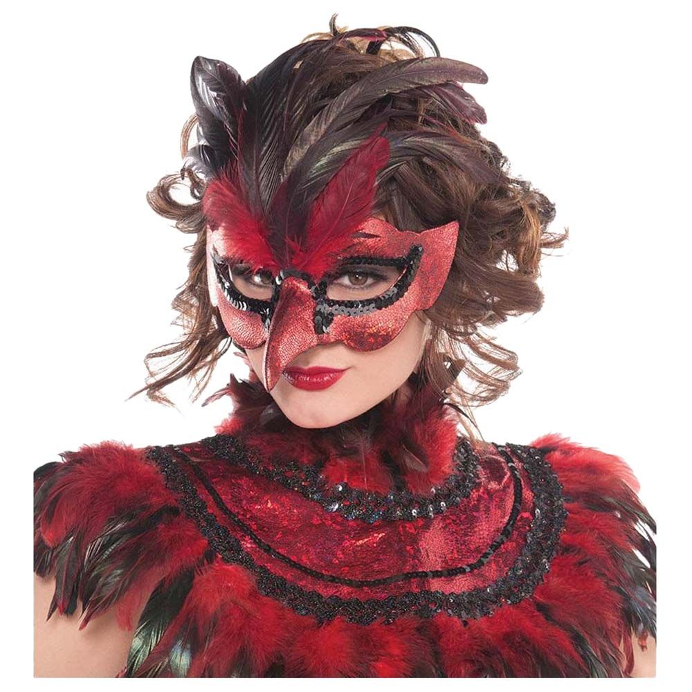 Costumes USA - Mask Fire Bird Feather