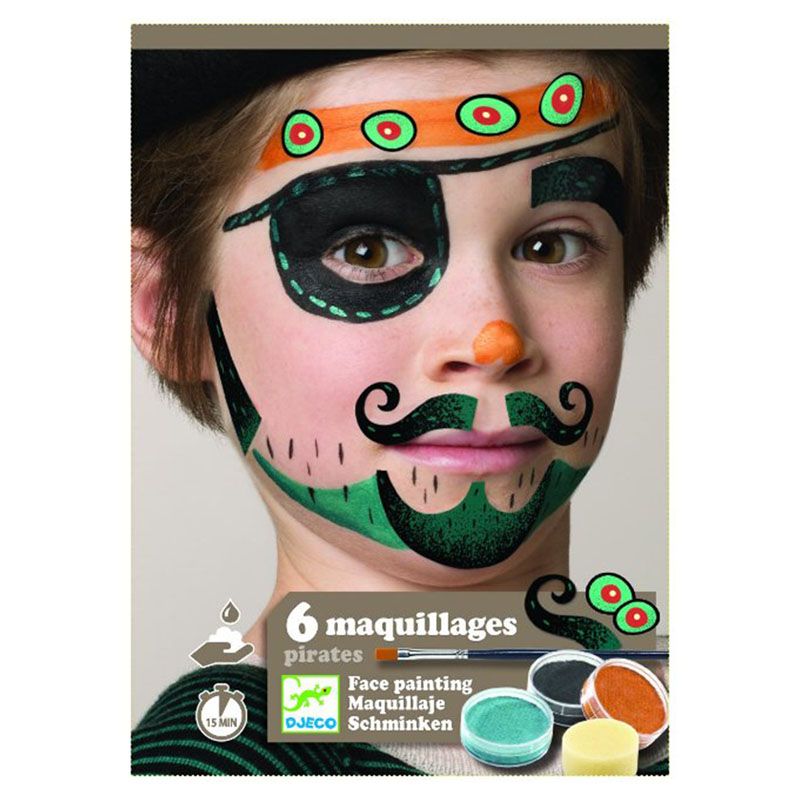 دجيكو ألوان الوجه قرصان