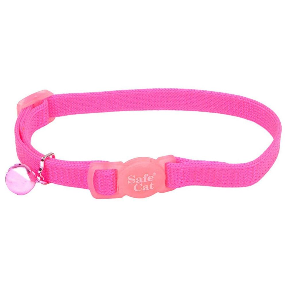 Coastal - 3/8" SafeCat Nylon Breakaway Collar - Pink
