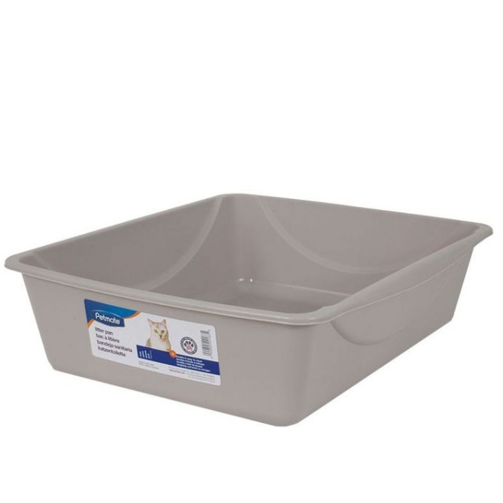 بيتميت - صينية فضلات القطط - رمادي