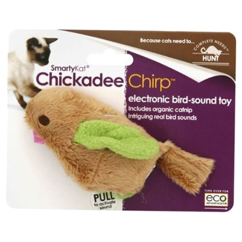 SmartyKat - Chickadee Chirp Electronic Sound Cat Toy