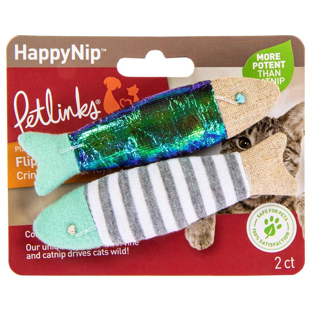 Petlinks - Flipper Fish Cat Toys Set of 2