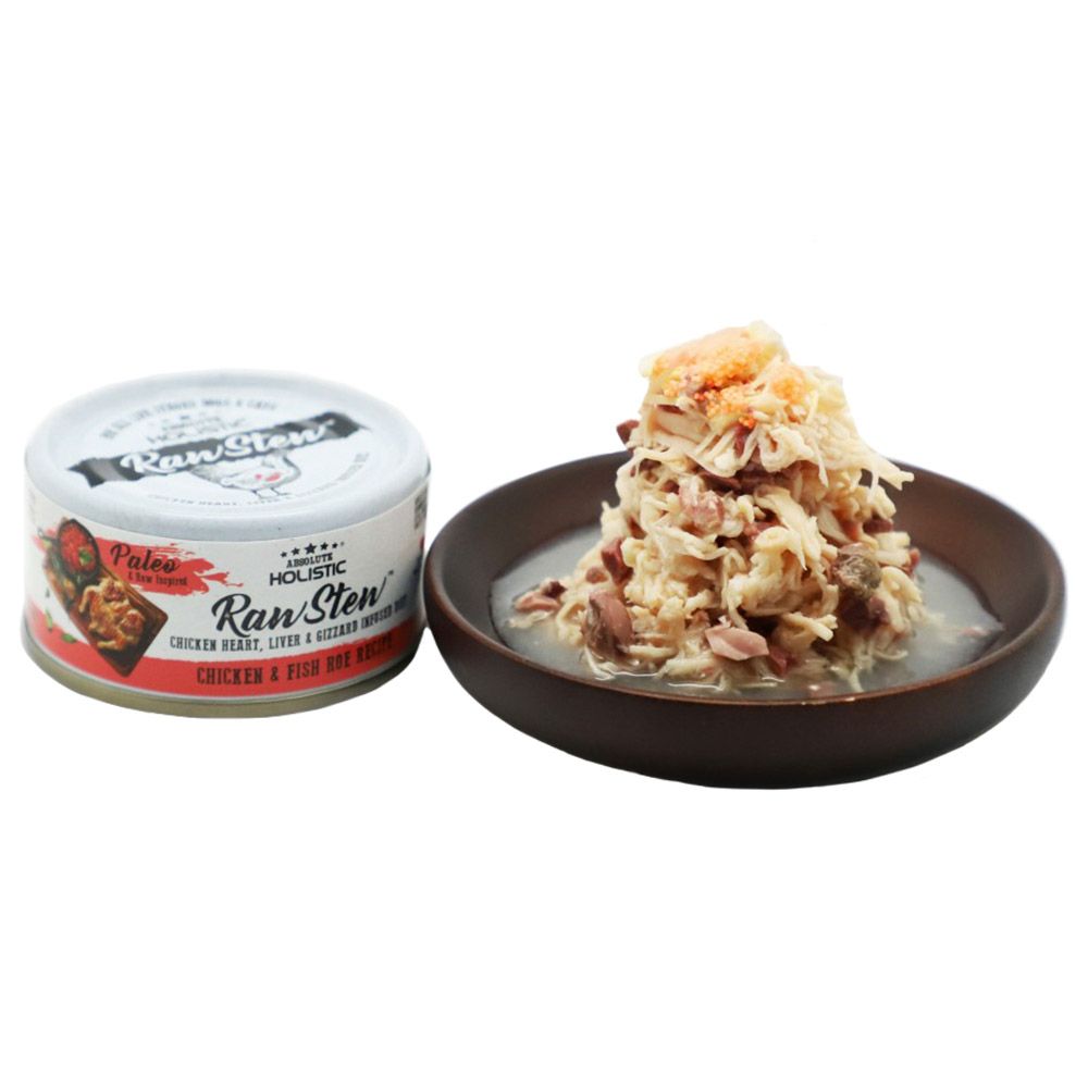 Absolute Holistic - RawStew - Chicken & Fish Roe Recipe 80g