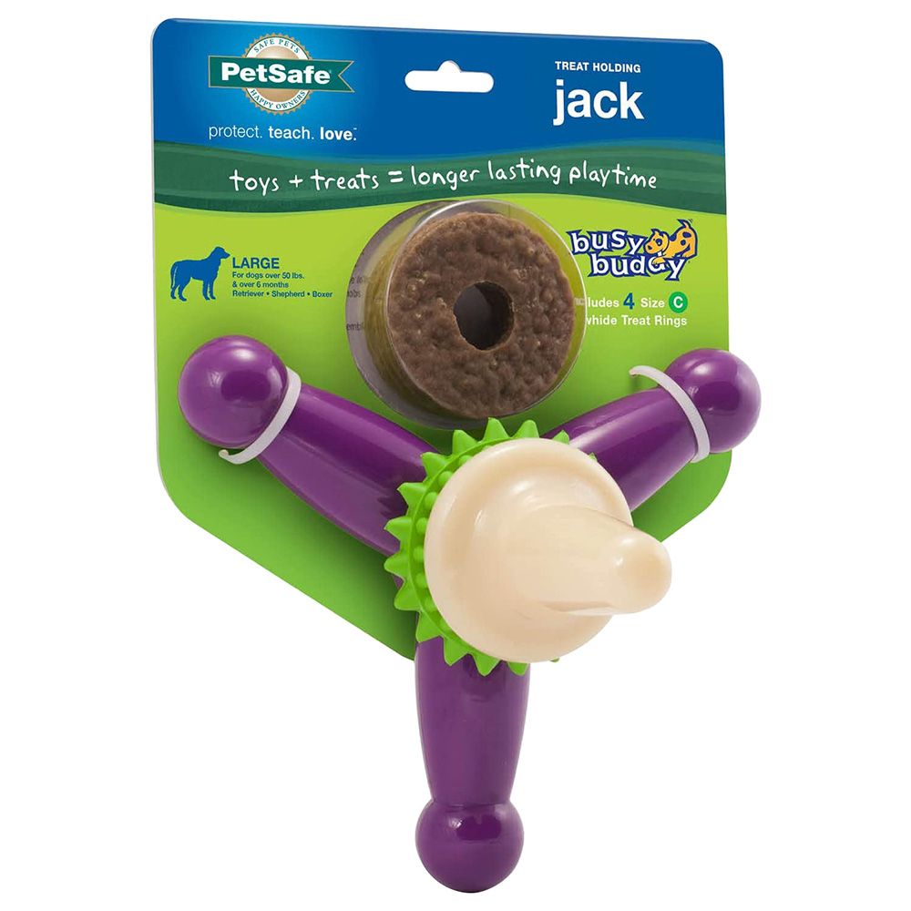 PetSafe - Busy Buddy Jack Rawhide - Medium