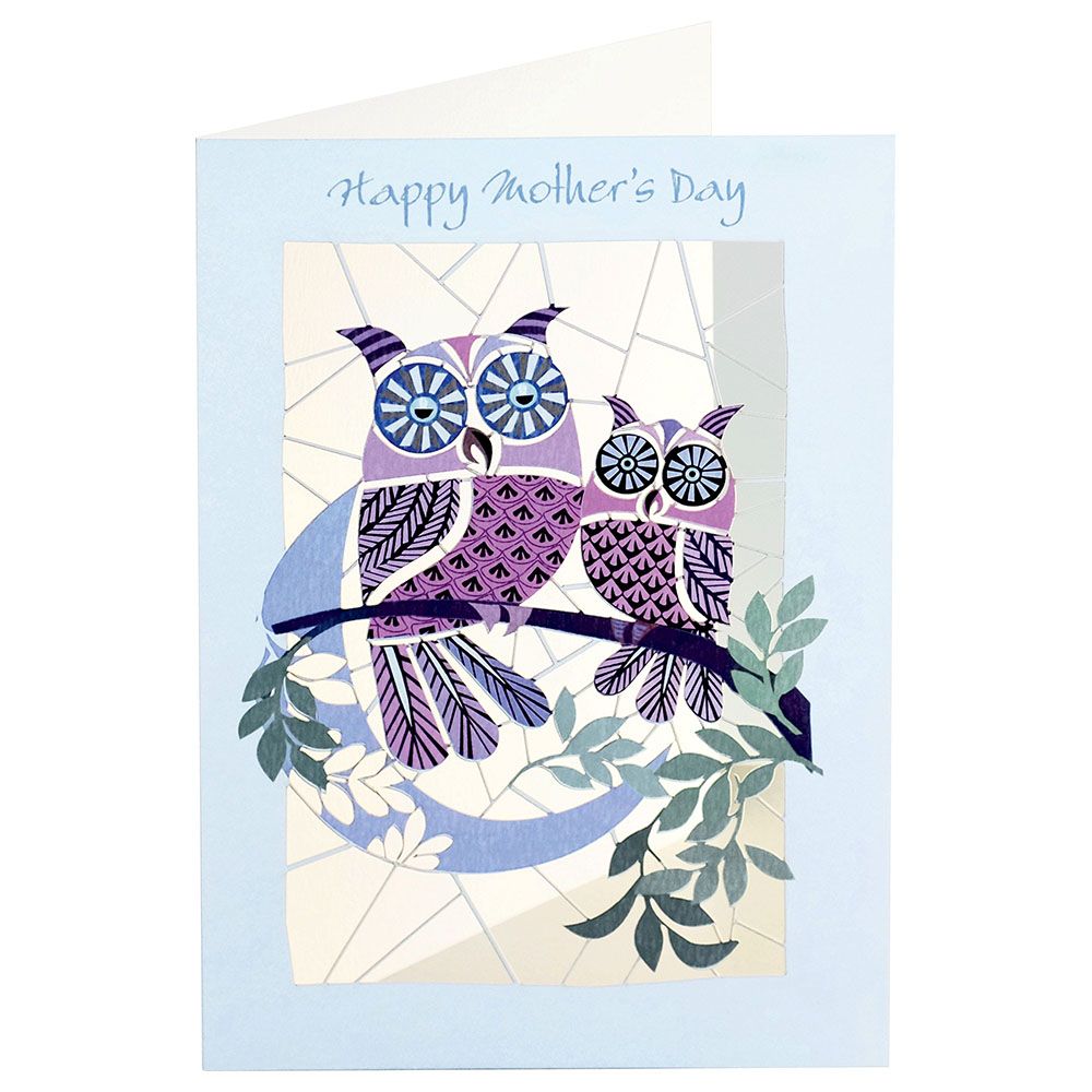 فوريفر كاردز - بطاقة تهنئة - Happy Mother's Day - بومة