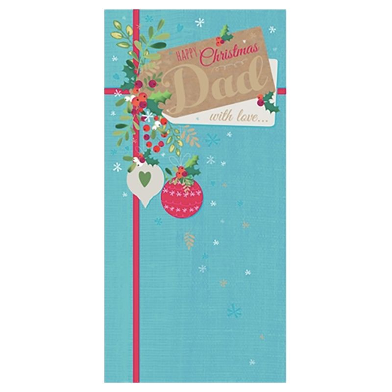 Otter House - Christmas Card - Dad 'Present Tag'
