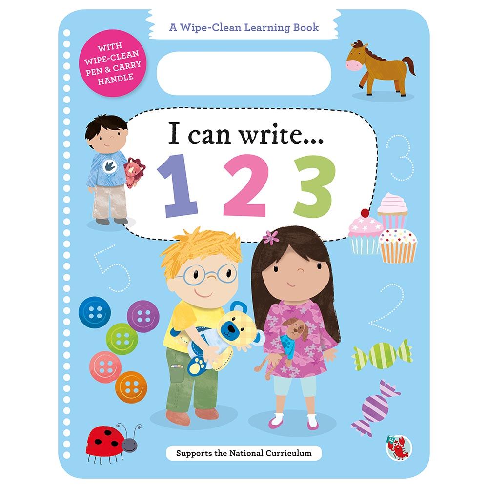 كتاب Wipe Clean Learning I Can Write: 123