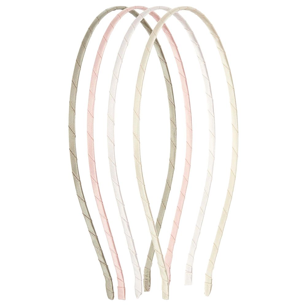 Mimi & Lula - Sleek Satin Alice Band Pack - Pack of 4