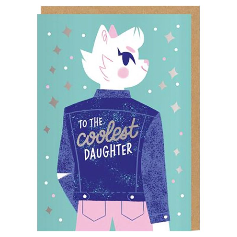 أوه دير - بطاقة تهنئة Coolest Daughter