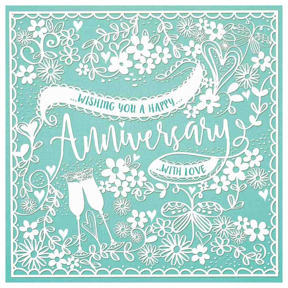 Otter House - Anniversary Card - Pretty Papercut