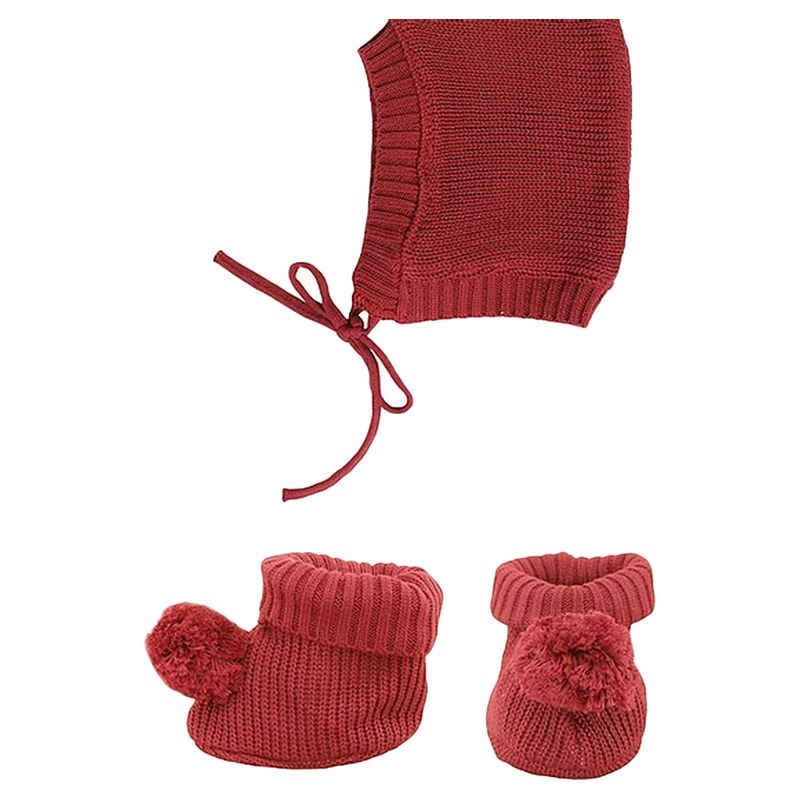 أولي إيلا - طقم محبوك لدمية دينكوم - خوخي