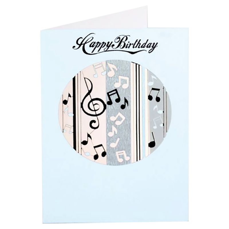 فوريفر كاردز - بطاقة معايدة - نوتات موسيقية - Happy Birthday