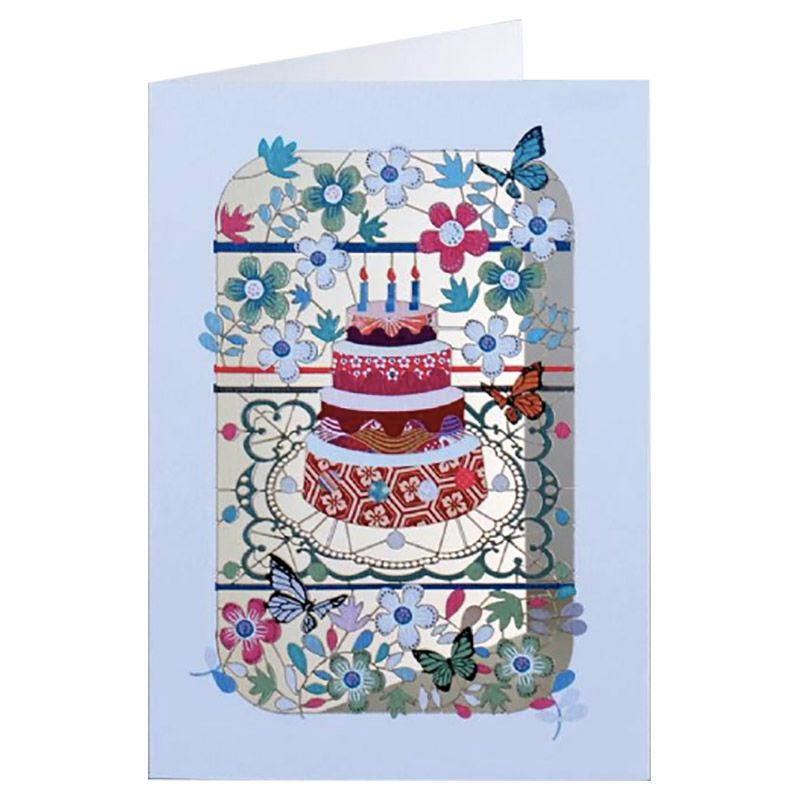Forever Cards - Birthday Cake And Flowers