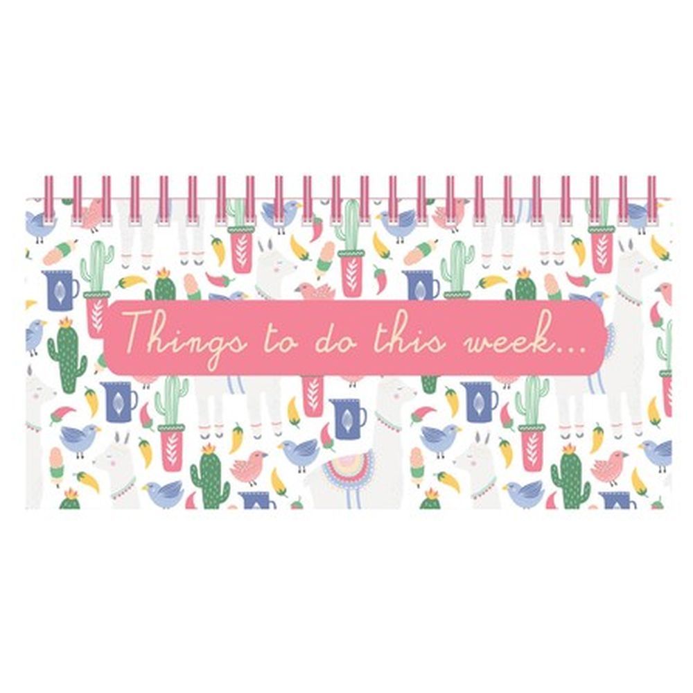 Robert Frederick - Landscape Weekly Planner - Llama Adventures