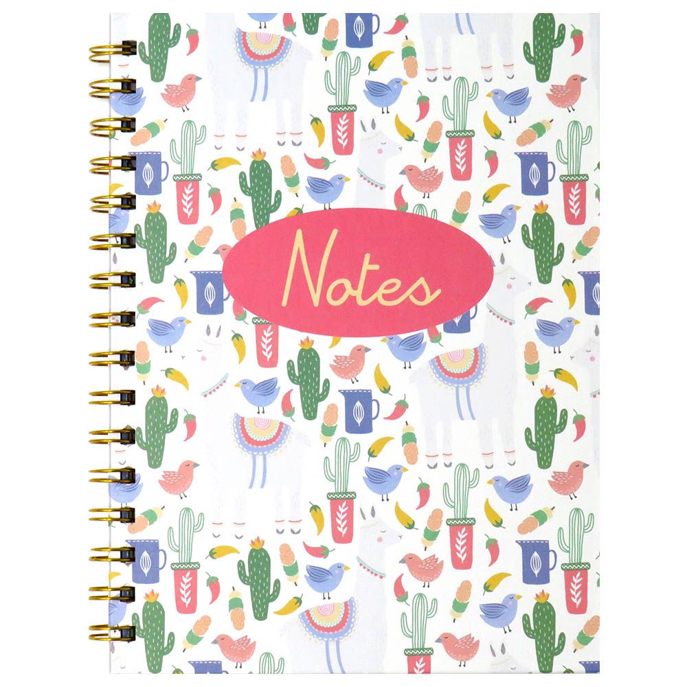 Robert Frederick - A5 Wiro Planner - Llama Adventures