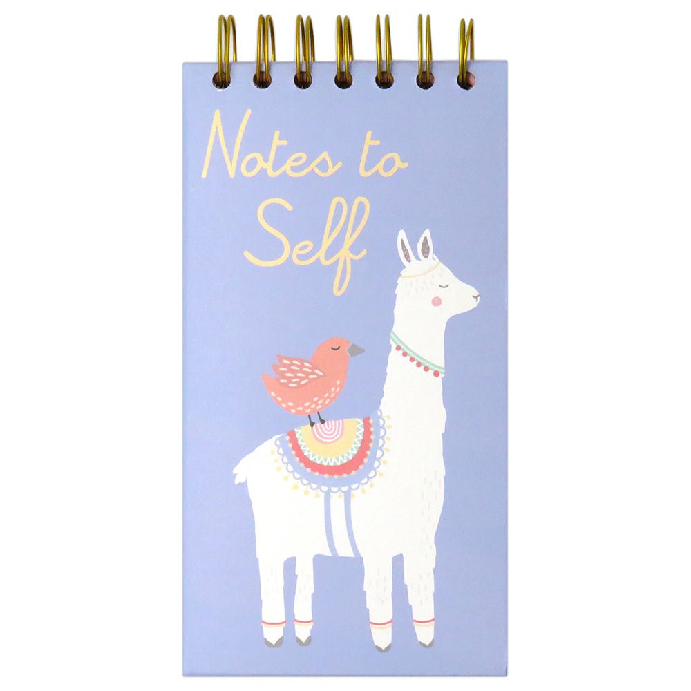 Robert Frederick - Tall Wiro List Pad - Llama Adventures