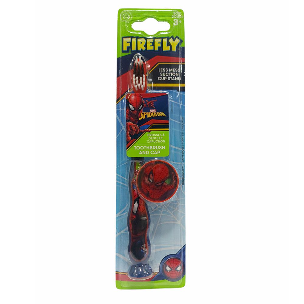 Firefly - Marvel Spiderman Toothbrush With Suction Cup