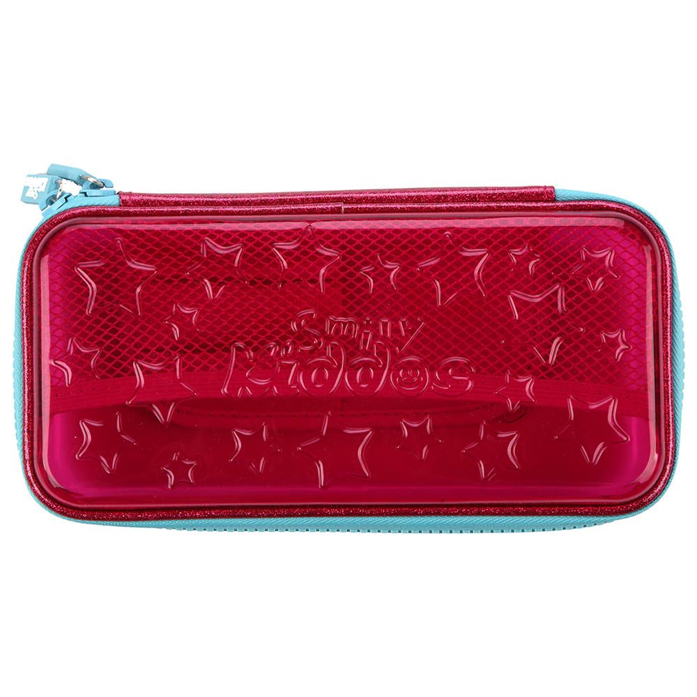 Smily Kiddos - Transparent Hardtop Pencil Box - Pink