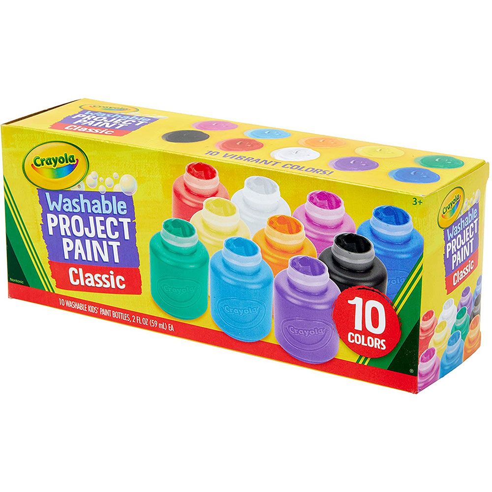 Crayola 10 Washable Paint Bottles