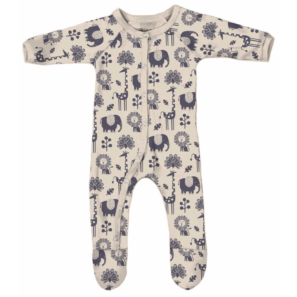 Olen Organic - Piha Footed Pajama - Natural