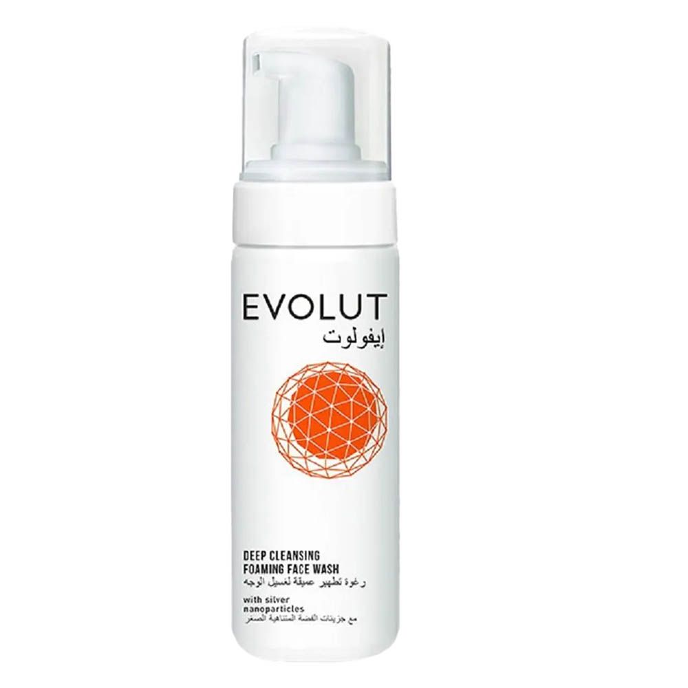 Evolut Cleansing Foam With Silver Nanoparticles, With Organic Certified Ingredients 