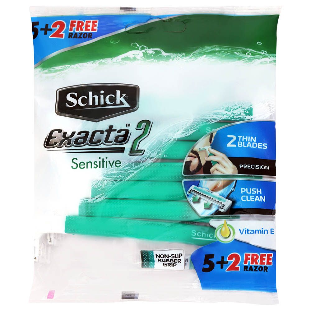 Schick Exacta2 Sensitive Razor 5+2