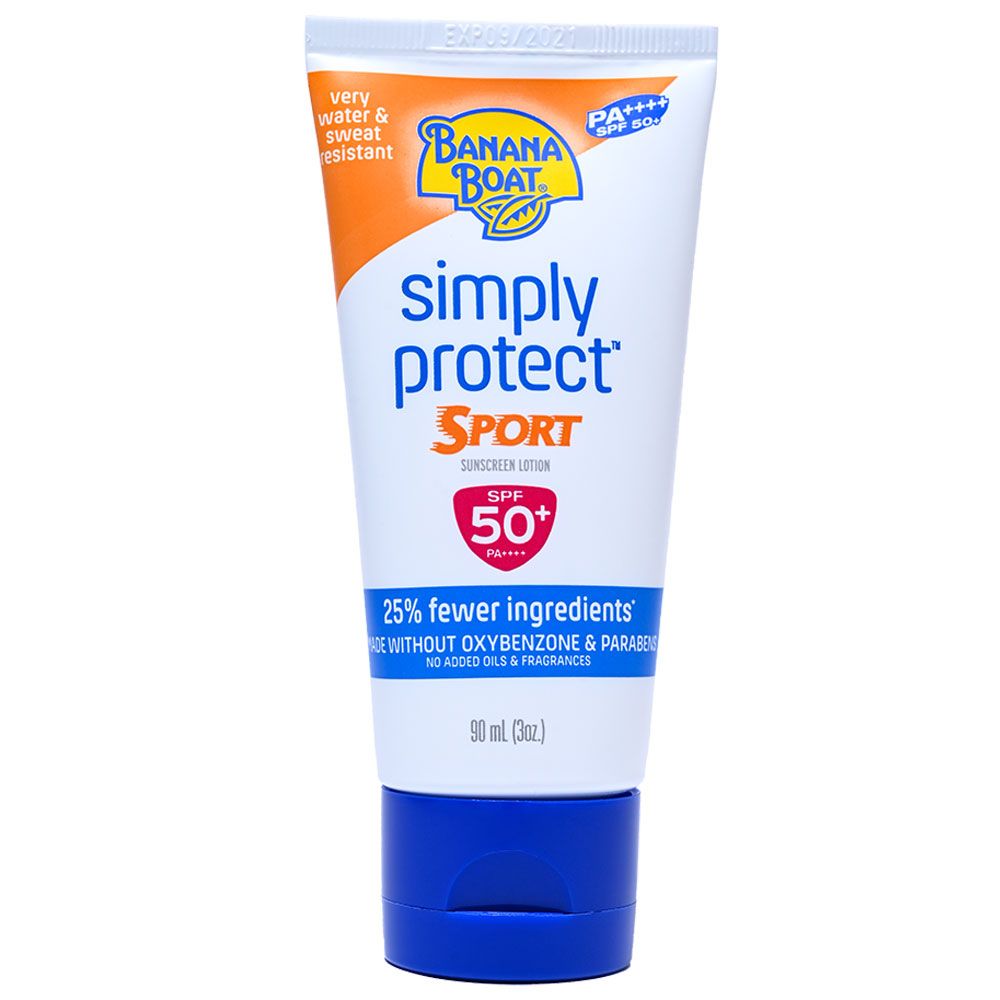 Banana Boat - Simply Protect Sport Sun Lotion SPF50 90ml
