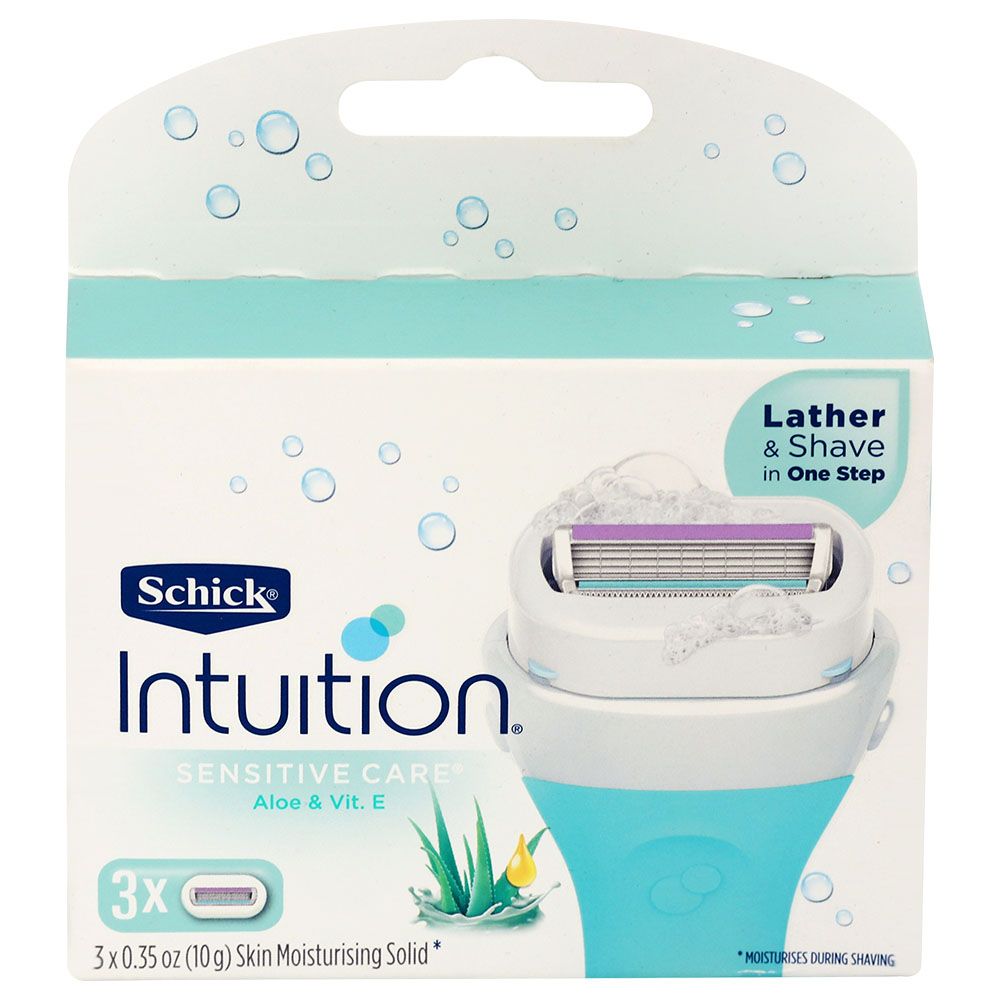 Schick Intuition Refill Razors x3