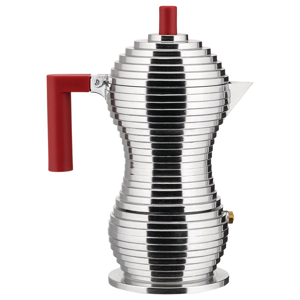 Alessi - Moka Red 3 Cup Alessi
